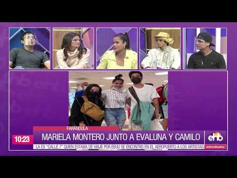 Mariela Montero Junto a Evaluna y Camilo ?