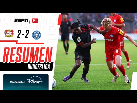 LAS CIGÜEÑAS SE LO EMPATARON AL LEVERKUSEN EN UN PARTIDAZO | Bayer 2-2 Holstein | RESUMEN