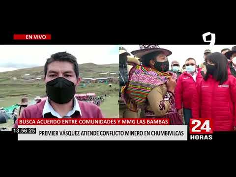 Premier atiende conflicto minero en Chumbivilcas en busca de acuerdos con la comunidad