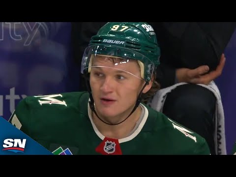 Kirill Kaprizov Tips Home First Goal Of Preseason Vs. Jets