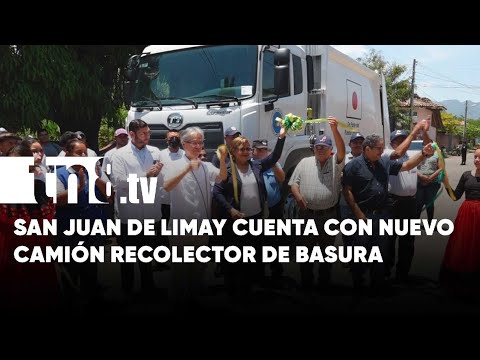 «Estelí en progreso» San Juan de Limay recibe nuevo camión recolector de basura - Nicaragua