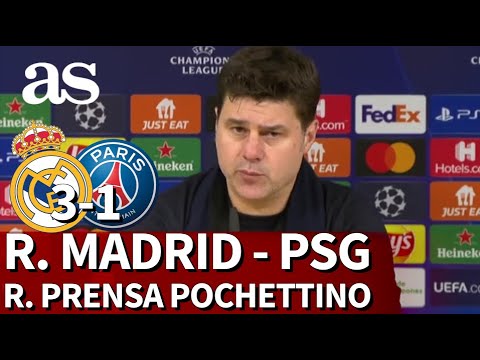 REAL MADRID 3 - PSG 1 | Rueda de prensa de Pochettino tras perder con el Madrid