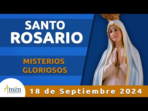 Santo Rosario Hoy Miércoles 18 Septiembre 2024 l Padre Carlos Yepes l Misterios  Gloriosos