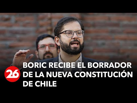 Boric recibe el borrador de la nueva Constitución de Chile y oficializa el Plebiscito
