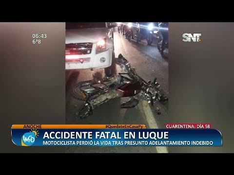 Accidente fatal se registró en Luque