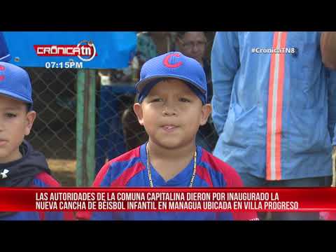 ALMA inaugura academia de béisbol infantil en Villa Progreso – Nicaragua