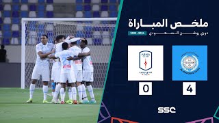 ملخص مباراة الأخدود 4 – 0 أبها – دوري روشن