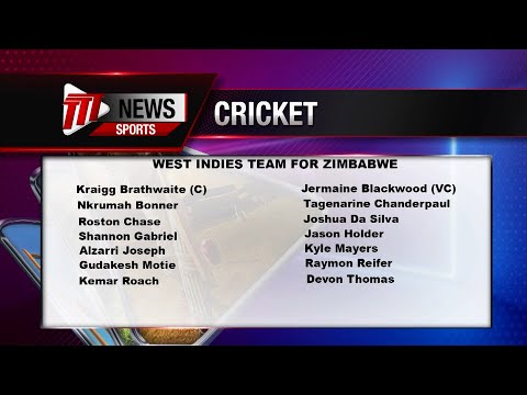 West Indies Name Team For Zimbabwe Tour