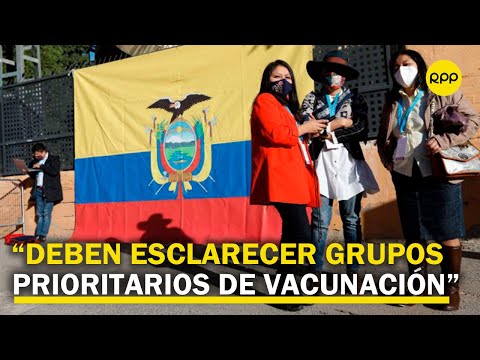 Epidemiólogo de Ecuador: “vacunación se ha llevado mal, más desde el punto político que técnico”