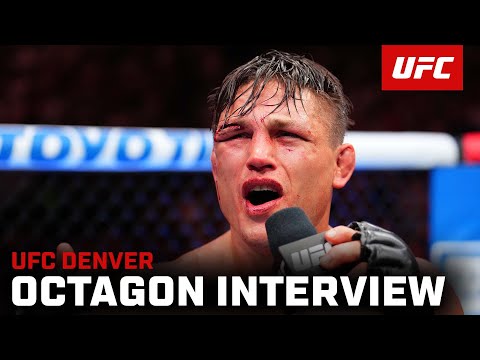 Drew Dober Octagon Interview | UFC Denver