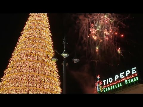 12 million LED bulbs light up Madrid for Christmas