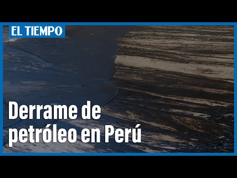 Derrame de petróleo en Perú por fuerte oleaje tras erupción en Tonga