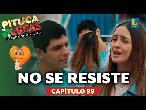 Gracia no se puede resistir a Salvador y se vuelven a besar | Pituca Sin Lucas - Capítulo 99