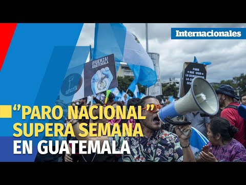 Diez días de bloqueos y manifestaciones en Guatemala