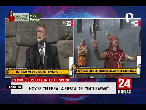 Francisco Sagasti participó de inauguración de fiesta del Inti Raymi (1/2)