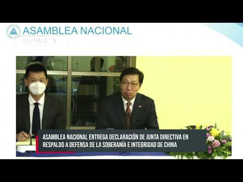 Asamblea Nacional respalda los derechos soberanos de China - Nicaragua