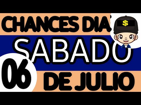 Resultado Chances del Día Sabado 6 de Julio de 2024