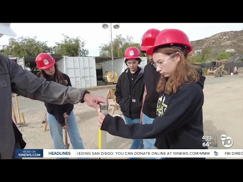 Dozens of South Bay students explore the field of construction.