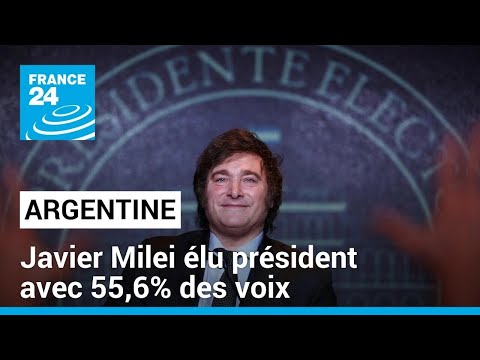 Argentine : Javier Milei, l'ultralibéral, élu président • FRANCE 24
