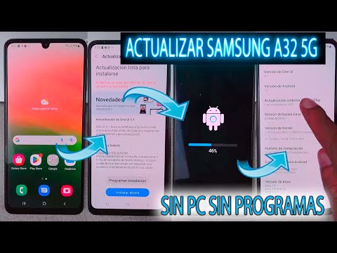 ACTUALIZA TU SAMSUNG A33 5G SIN PC SIN PROGRAMAS A336 ANDROID 12 13 14 UPDATE