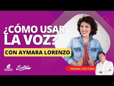 ¿Cómo usar la voz?, con Aymara Lorenzo. Periodista  y locutora venezolana