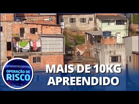 100 litros de prejuízo! Polícia encontra galpão usado para o tráfico