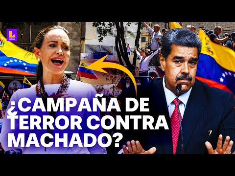 María Corina Machado denuncia 'campaña de terror' y pide a venezolanos no desanimarse