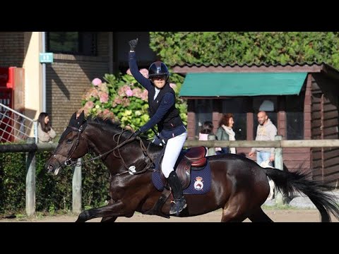 Desempate de Isabella González Xie con Cobalt Coco, en el Campeonato de España Infantil 2024