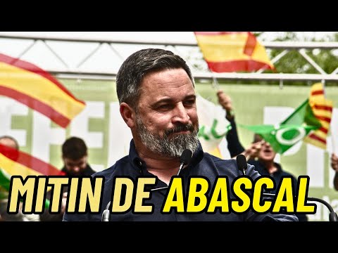 Mitin de Abascal (VOX): La izquierda quiere que el tema sean los lloriqueos de Sánchez y no España