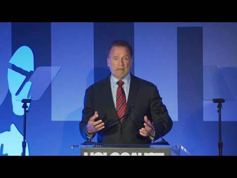 Holocaust Museum LA presents Arnold Schwarzenegger with the Award of Courage at the museum's annual