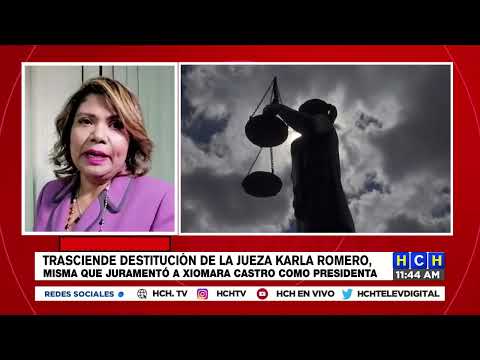 Trasciende la destitución de la jueza Karla Romero