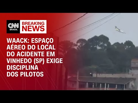 Espaço aéreo do local do acidente em Vinhedo (SP) exige disciplina dos pilotos | WW