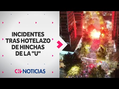 SAQUEOS E INCIDENTES: El polémico hotelazo de la hinchada de la U que terminó en desmanes