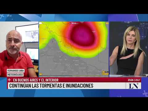 Alerta naranja en Buenos Aires por tormentas: el temporal generó pérdidas de cosechas y destrozos