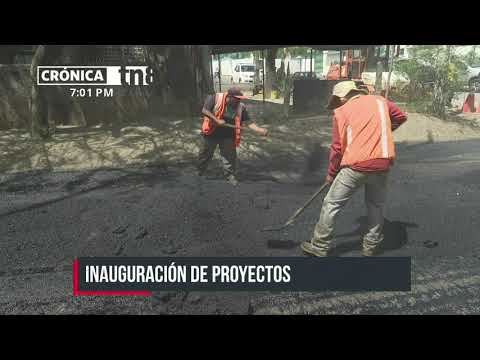 Calles para el Pueblo siguen avanzando en el Distrito VI de Managua - Nicaragua