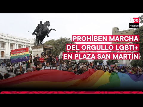 Prohíben Marcha del Orgullo LGBTI+ en plaza San Martín