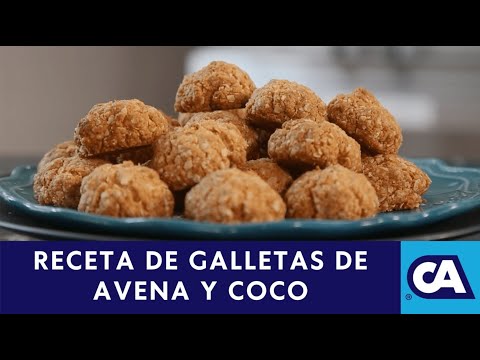 Así se hacen unas deliciosas galletas de Avena y Coco