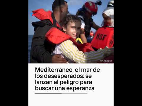 A bordo del barco de los desesperados: el dramático rescate de migrantes en el Mar Mediterráneo