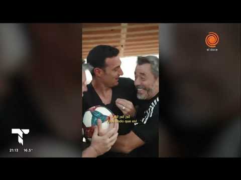 ¿Scaloni también es actor?: debutó como entrenador de un “equipo” argentino