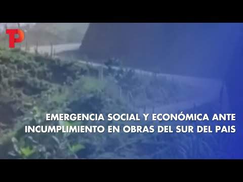Emergencia social y económica ante incumplimiento en obras del sur del pais| 01.07.2023 | TPNoticias