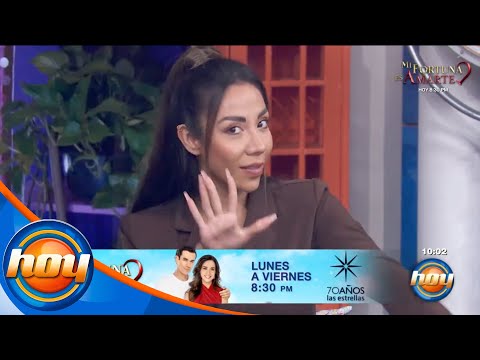 Michelle González es Olga 'la tóxica' en Mi fortuna es amarte | Programa Hoy