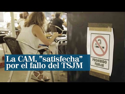 El TSJM ratifica la prohibición de fumar en la calle y el cierre del ocio nocturno en Madrid