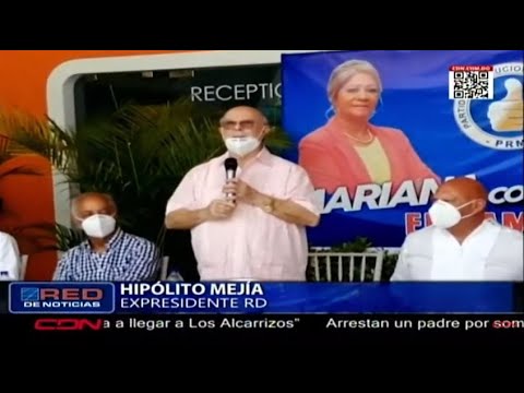 Hipólito Mejía encabeza en Samaná juramentación de nuevos dirigente políticos al PRM