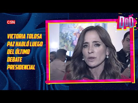 VICTORIA TOLOSA PAZ: ¨MASSA presentó PROPUESTAS muy CONCRETAS¨