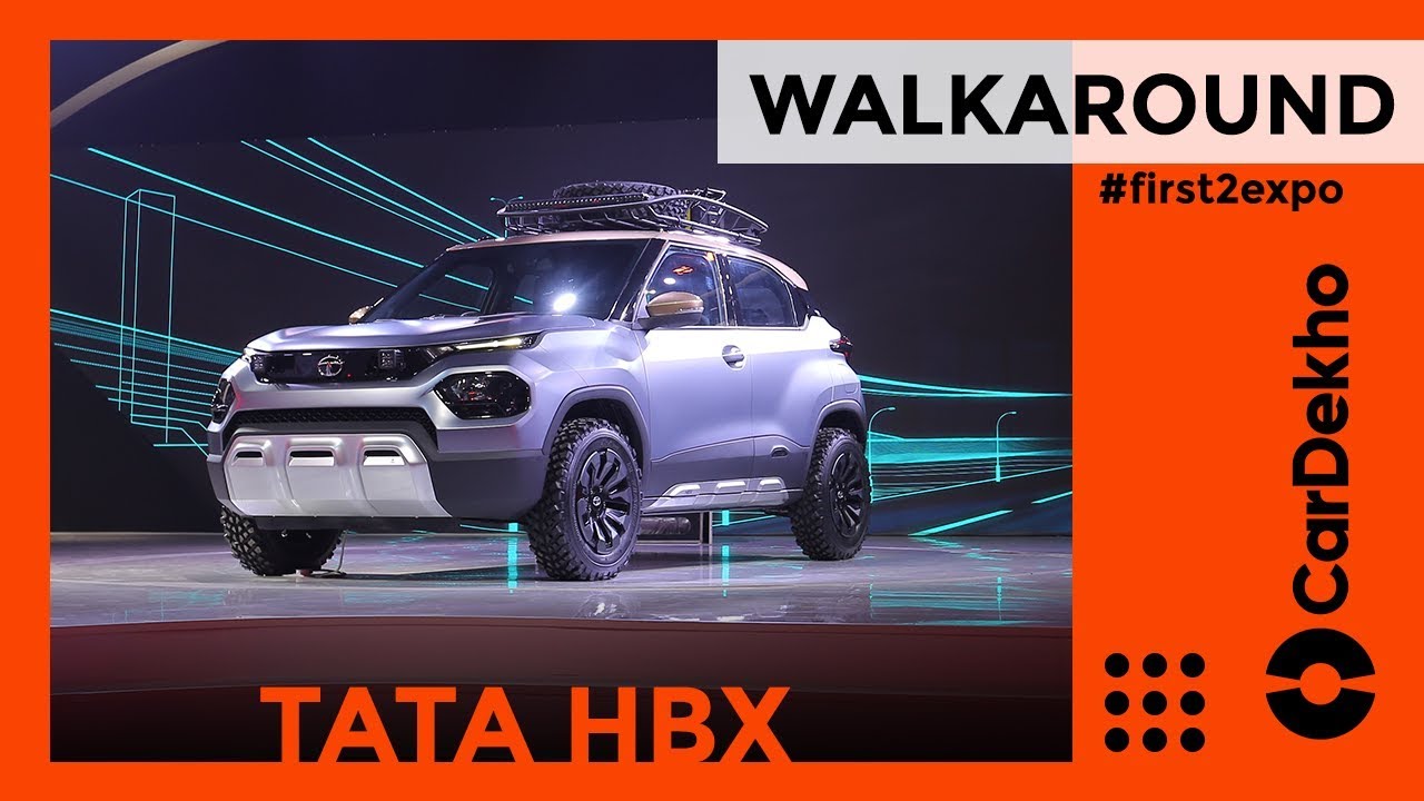Tata Micro-SUV HBX At Auto Expo 2020 |  SUV   | Walkaround in  | CarDekho.com