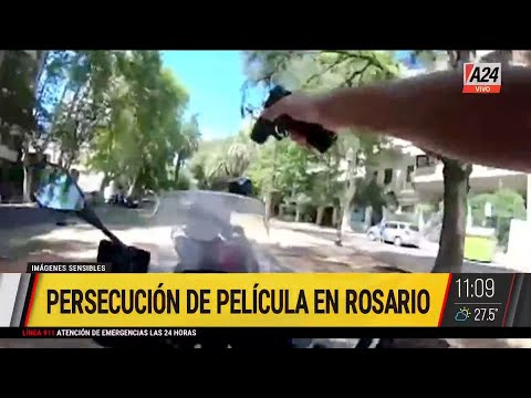 Rosario: persecución de película en Rosario I A24