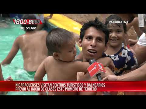 Managuas abarrotan balnearios cercanos - Nicaragua