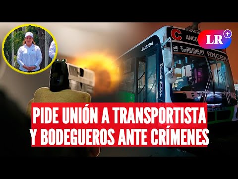 BOLUARTE pide unión a TRANSPORTISTAS y BODEGUEROS ante crímenes | #EnVivoLR