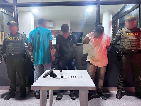 Tras persecución la Policía capturó a sicarios sindicados de ultimar a hombre en La Boquilla