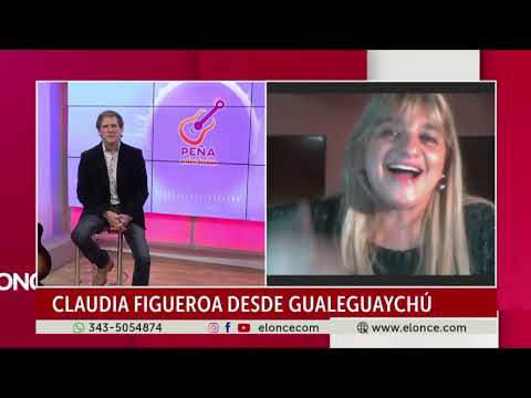 Ojalá volvamos a abrazarnos pronto, expresó a Elonce TV Claudia Figueroa